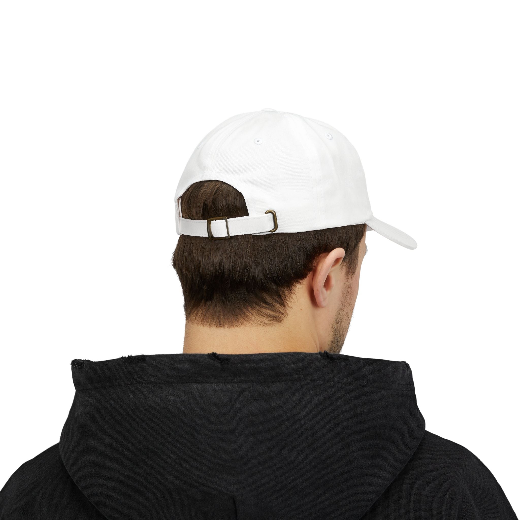 RESTORED™ Signature Embroidered Classic Dad Cap — Minimal Affirmation Hat
