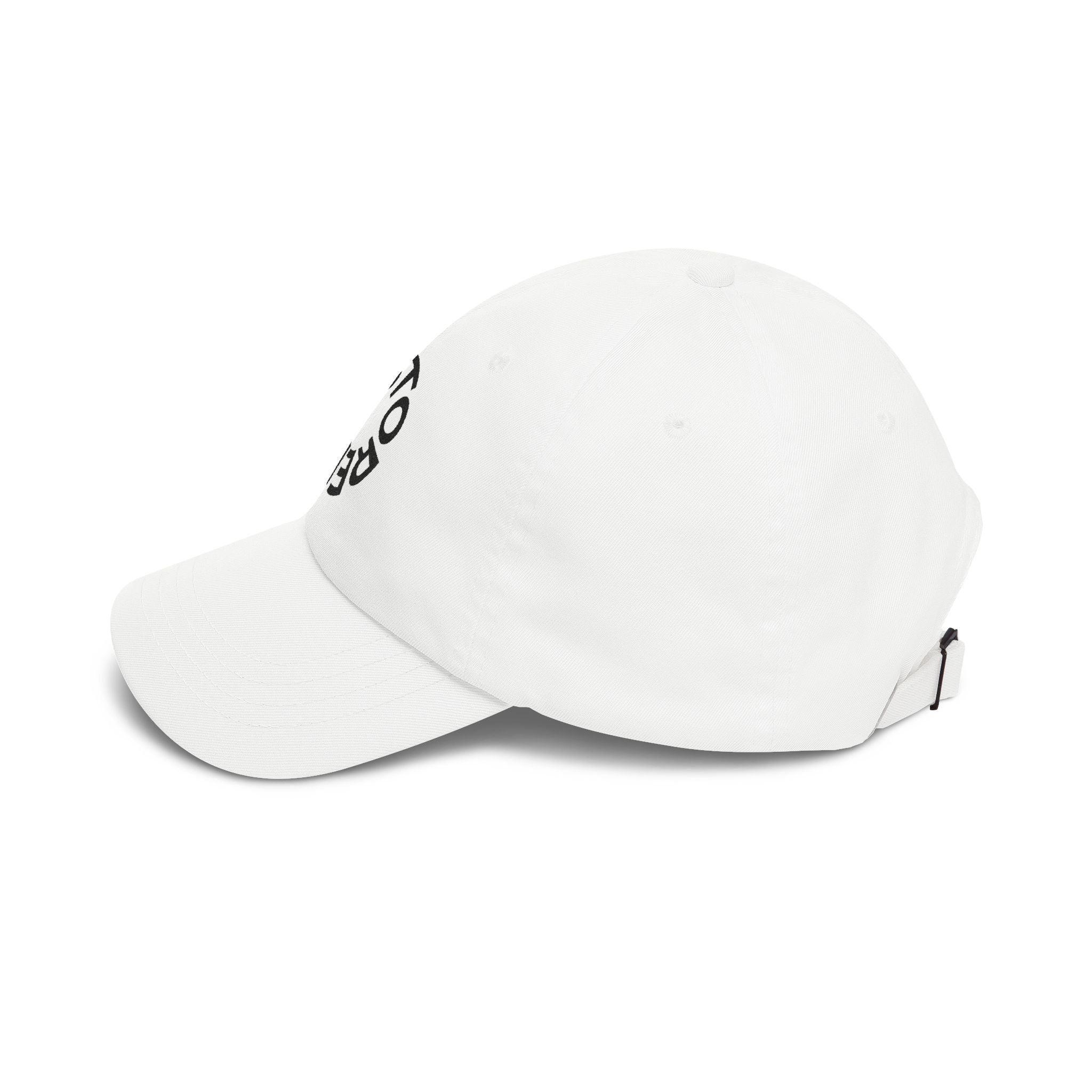 RESTORED™ Signature Embroidered Classic Dad Cap — Minimal Affirmation Hat